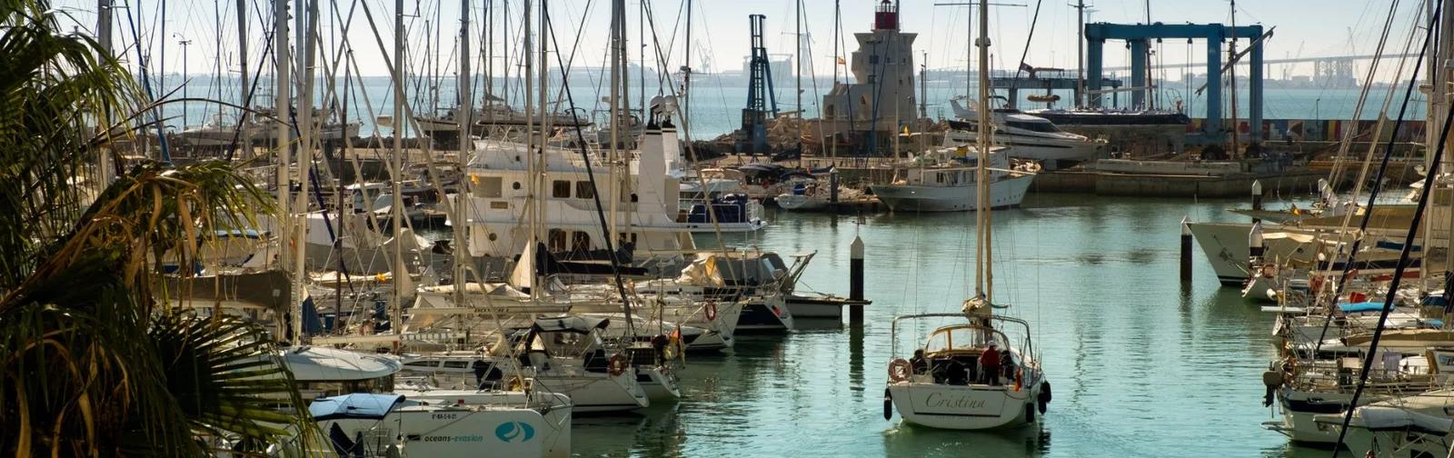 Marina Puerto y puerto deportivo de Puerto Sherry en El Puerto de Santa María, Cádiz.