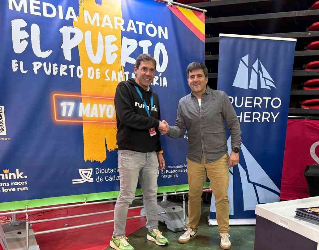 Presentación de la Media Maratón de El Puerto de Santa María con el apoyo de Puerto Sherry en Cádiz.