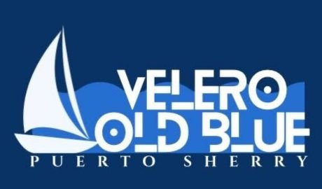 Logotipo de Old Blue, servicios de paseos en velero por la bahía de Cádiz.